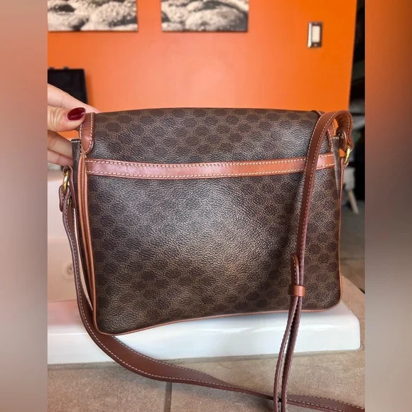 CELINE Vintage Macadam Crossbody Bag - Picture 6 of 15